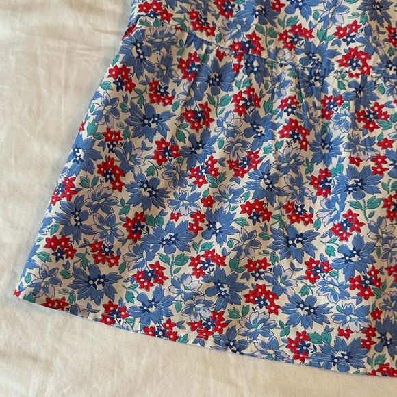 Sea New York Floral Blue and Red Kids Dress - Picture 5 of 5